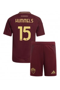 Fotbalové Dres AS Roma Mats Hummels #15 Dětské Domácí Oblečení 2024-25 Krátký Rukáv (+ trenýrky)